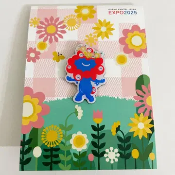 미야쿠미야쿠 핀 배지 플라워 꽃 왕관 방긋 방긋