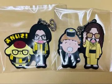 오카이키! 오모코로 채널 x 산리오 하라주쿠 러버 스트랩 2개 세트