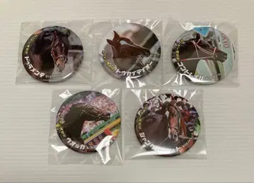 더비마 열전 복권 캔뱃지 5개 세트