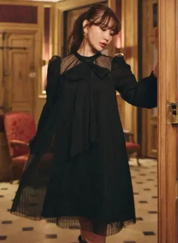 herlipto 프렌치 쉬폰 원피스