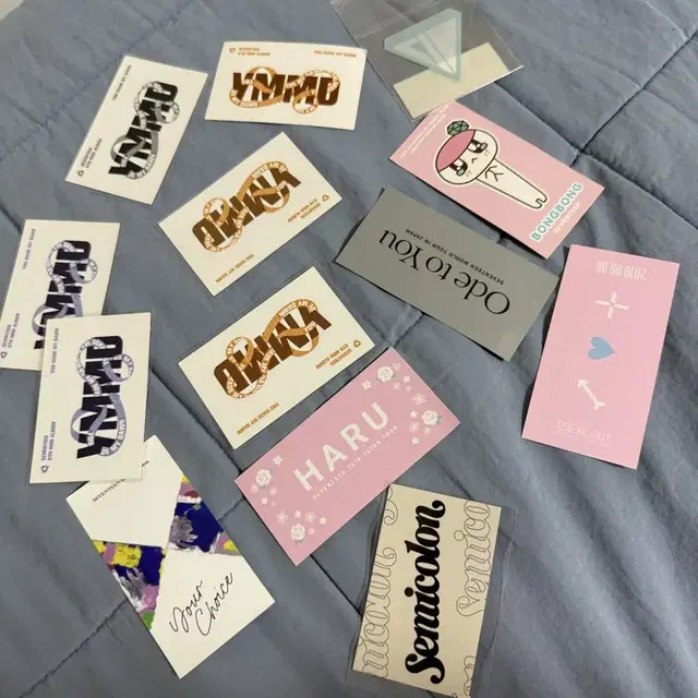 희귀한 세븐틴 공식 일본 콘서트  투어 스티커 (앨범스티커 덤)