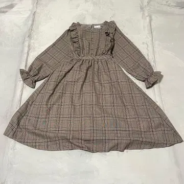 m petit by misako 아오키 미사코 체크 원피스 M 사이즈