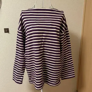 세인트 제임스 SAINT JAMES 스트라이프 퍼플 x 화이트