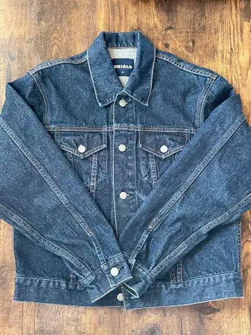 UNIQLO 다크 데님 M 사이즈 데님 자켓