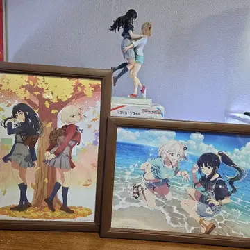 리코리스 리코일 제일복권 상위상 보드 x 2, 라스트 원 피규어