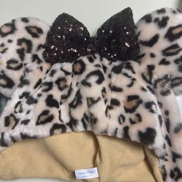 레오파드 무늬 팬 캡