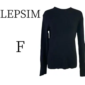 새상품급 LEPSIM 렙심 블랙 긴팔 니트 스웨터 F