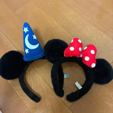 미키 미니 머리띠 2개 세트