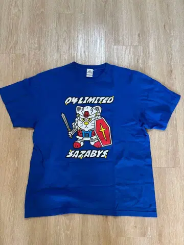 04 Limited Sazabys 파랑 셔츠 XL