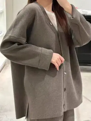 1er Arrondissement 울코튼 스무스 니트 가디건