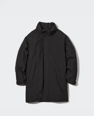 유니클로 방풍 테디 코트 L 사이즈 블랙