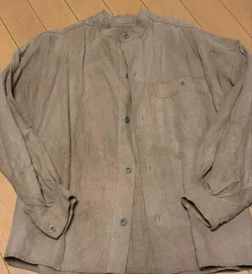 프랑스군 린넨 풀 오픈 보지옹 자켓