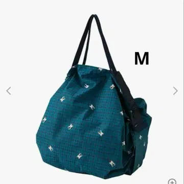 패밀리아 에코백 슈파트 M 블루 계열 체크