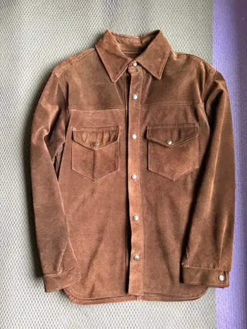 Schott 스웨이드 자켓 XL 사이즈 브라운