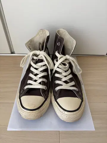 컨버스 올스타 하이컷 브라운