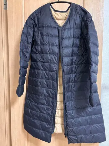 리버서블 롱 다운 자켓