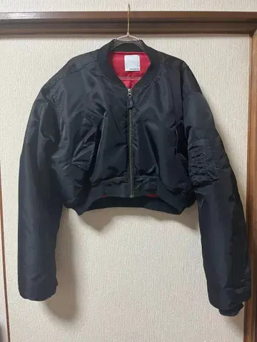 FIG&VIPER 크롭 MA-1 자켓 블루종 블랙