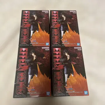 NARUTO 돌풍전 EFFECTREME 우치하 이타치 피규어 4개 세트