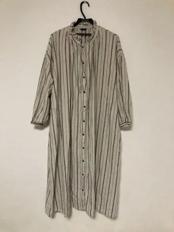 ichi / 면린넨 롱 원피스