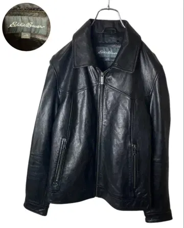레어 구제 의류 에디 바우어 양가죽 리얼 가죽 자켓 블랙
