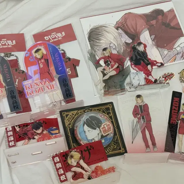 (개당 0.5) 하이큐 켄마 쿠로오 아크릴스탠드 굿즈 싸게 처분