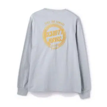 Schott 샷 CIRCLE EMBROIDARY LS T-SHIRT