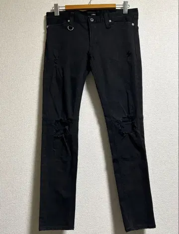 CREATURE FROM THE LIVING 데미지 스키니 데님