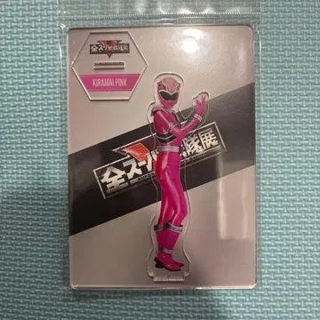 전 슈퍼 전대전 키라메이 핑크 아크릴 스탠드