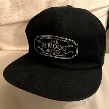 THE H.W.DOG & CO. 블랙 38 워크캡 트래커