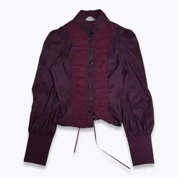 ATELIER BOZ 아틀리에보즈 레이스업 셔츠 블라우스