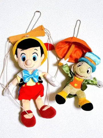 디즈니 피노키오 지미니 크리켓 봉제 인형 배지 묶음 판매
