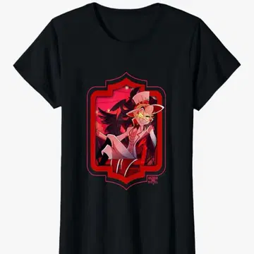 해즈빈 호텔 루시퍼 T셔츠 여성용 M 사이즈