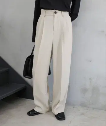 하이웨스트 센터 프레스 슬랙스