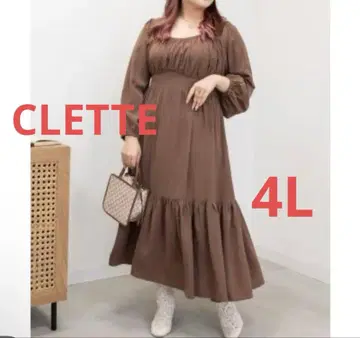 쿠레트 clette 개더 디자인 티어드 원피스