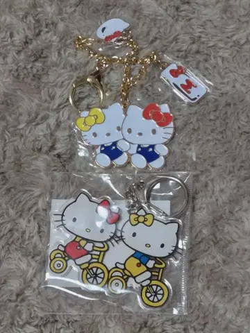 산리오 헬로키티 & 헬로미미 키링