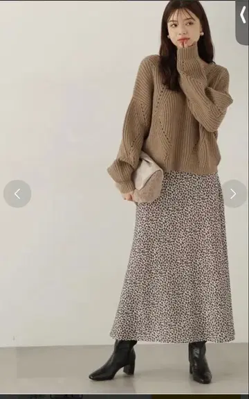 PROPORTION BODY DRESSING 레오파드 무늬 스커트 미사용