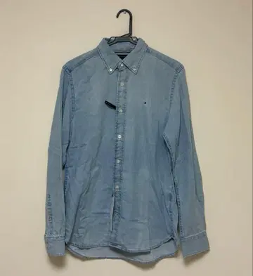 타미힐피거 버튼 다운 긴팔 데님 셔츠 S