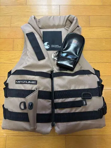 새상품급 mazume 네이비 컨택트 구명 조끼 탄 마즈메