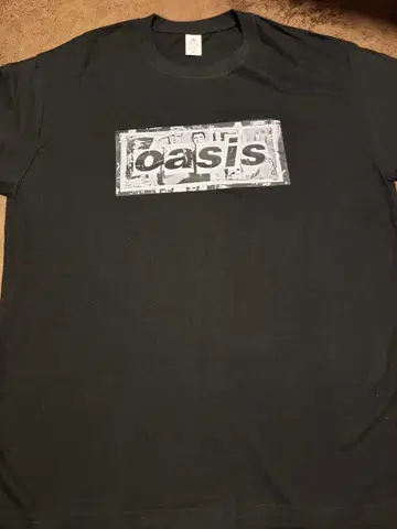 하자품 oasis 월드 투어 T셔츠