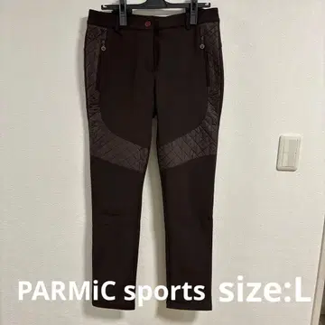 새상품 PARMiC sports 브라운 골프 팬츠 L