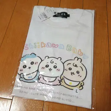 치이카와 Baby T셔츠 트리오 화이트 L 사이즈 새상품