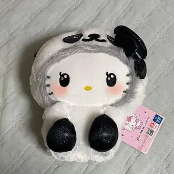 팬더 헬로키티 GIRAGIRA BIG 봉제 인형 블랙