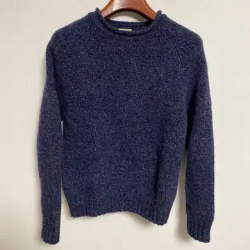 L.L.Bean 울 100% 다크 네이비 스웨터 S