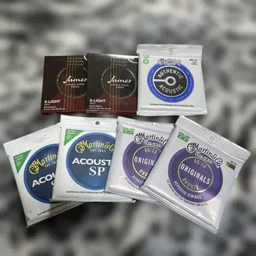 Martin/James 어쿠스틱 기타 줄 7세트