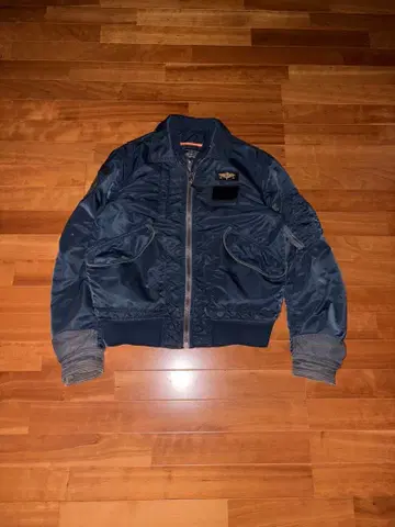 90s Schott CWU-R 플라이트 자켓 네이비