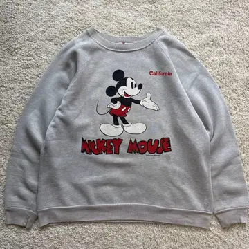 화이트 발 미키 80s 미키 맨투맨