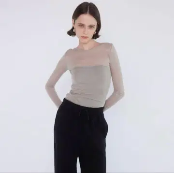 SeaRoomlynn 에어리 Fit RIB 롱 T셔츠 시루무린