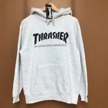 [ 새상품급 ] THRASHER/트레셔 매그 로고 후드티 L