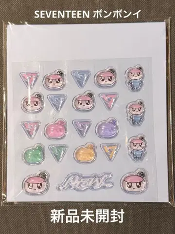 seventeen 봉봉이 데코 스티커 드롭 씰