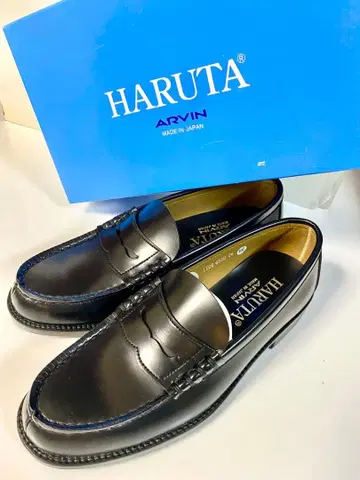 새상품 HARUTA 로퍼 6550 블랙 26.0 EEE